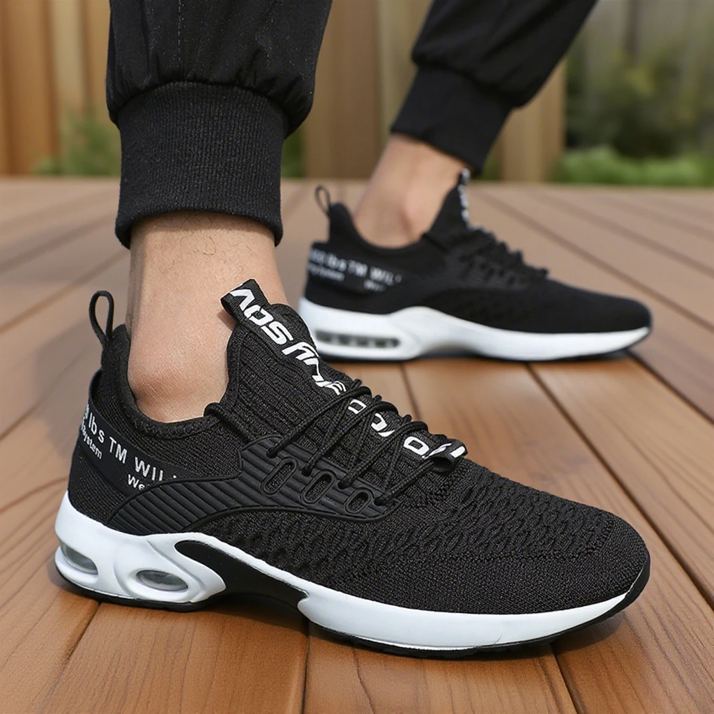 

Men's Shoes Breathable Mesh Fashion Lightweight Walking Flat Shoes Tennis Sneakers Outdoor Running Fitness Skateboard summer