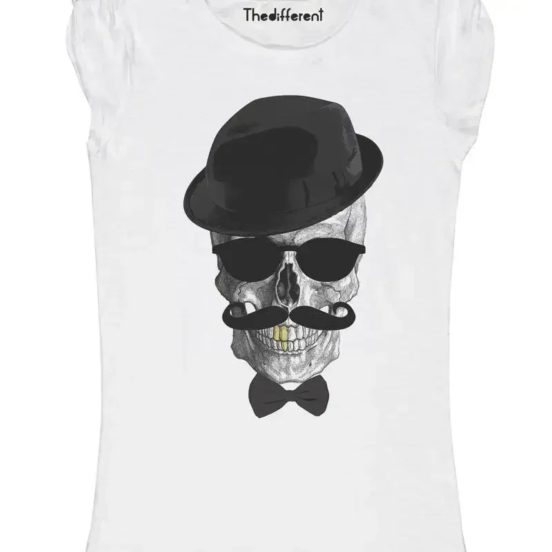 Neuf T Shirt Donna Blaze Cr ne Lunettes N ìud Papillon Id e Cadeau