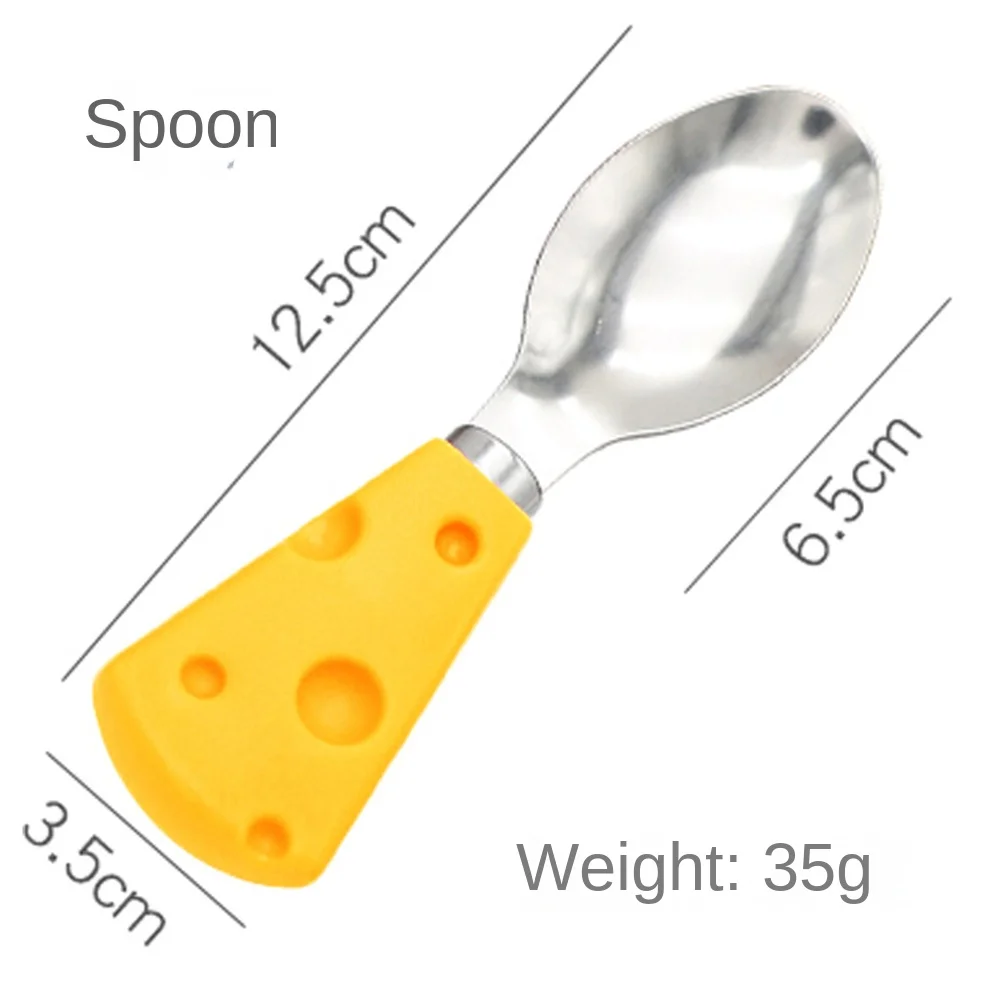 Cuchillo de pastel de luna con mango amarillo, cuchillo de mantequilla Popular, duradero, conveniente, a la moda, ama al cliente, ergonómico, alta demanda