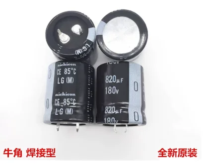 1PCS）180V820UF 25X30 nichicon electrolytic capacitor 820UF 180V 25*30 replaces 200V