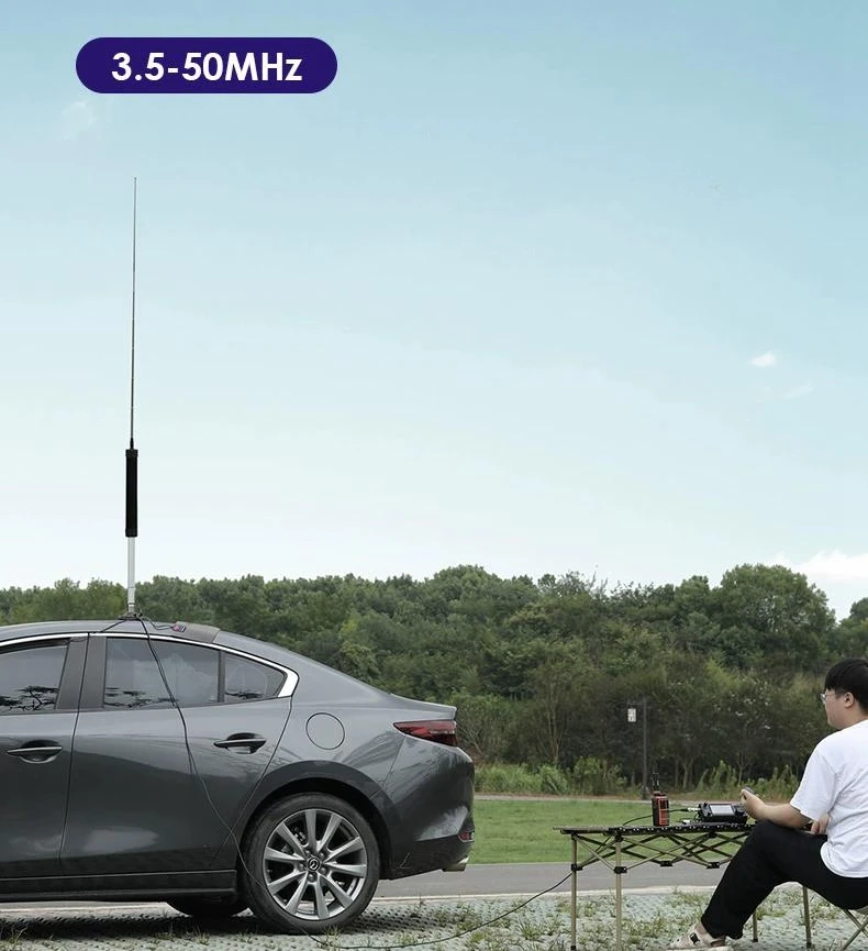 Exclusive Offers HD-330 Portable 3.5-50 MHz Vehicle Short Wave Antenna Multi-band Electronically Controlled Screwdriver Antenna