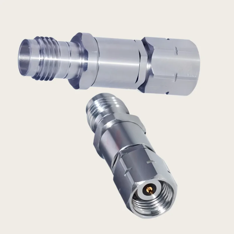 1pcs/lot  connector 2.4MM Male to 2.4MM Female Millimeter Wave Stainless Steel 40G High Frequency Test Adapter ﻿