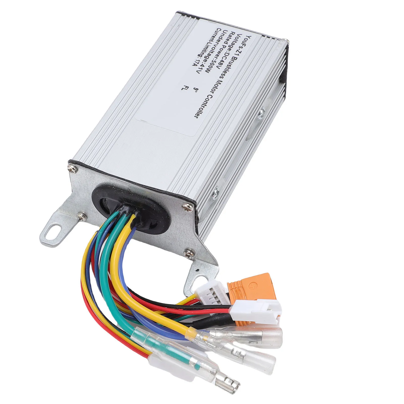 

Контроллер электрического скутера 17A, алюминиевый универсальный регулятор скорости двигателя для модификации электрического скутера 10 дюймов, 500 Вт