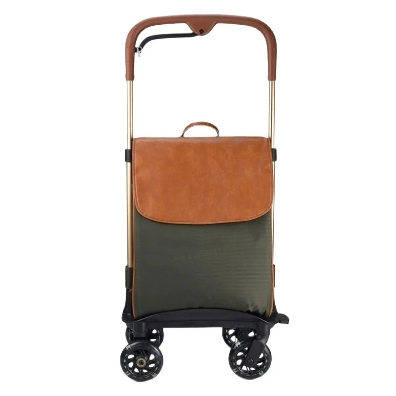 For Support The Elderly, Trolley, One-handed Brake, Shopping, Walking, Travel, Tie Rod Telescopic and Portable