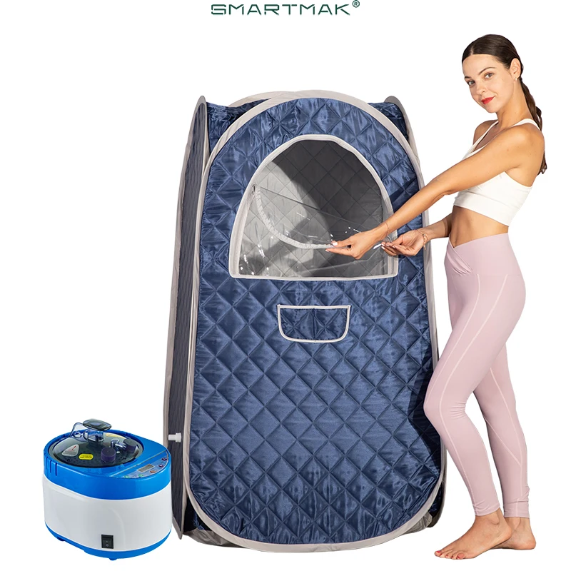 Portable Steam Sauna Full Body Personal Home Spa Foldable Saunas Tent with 4L & 1500W Steam Generator