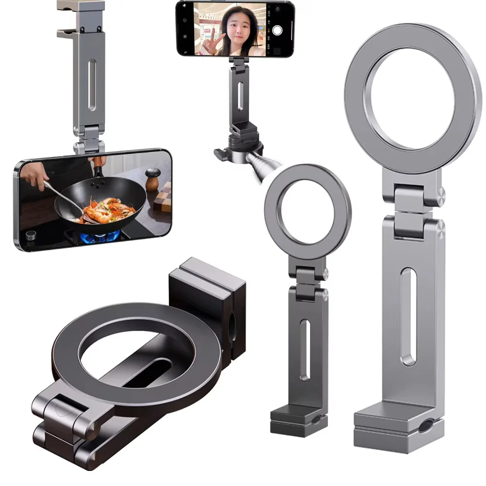 Wielofunkcyjny magnetyczny uchwyt na telefon Zagłówek samochodowy Uchwyt na telefon 360° Obrotowy regulowany uchwyt do Magsafe iPhone 16 15 14