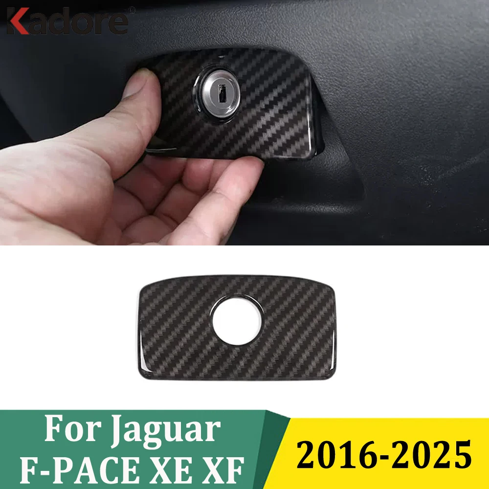 For Jaguar F-PACE XE XF 2016 2017 2018 2019-2025 Glove Box Locker Door Handle Cover Trim Garnish Interior Accessories