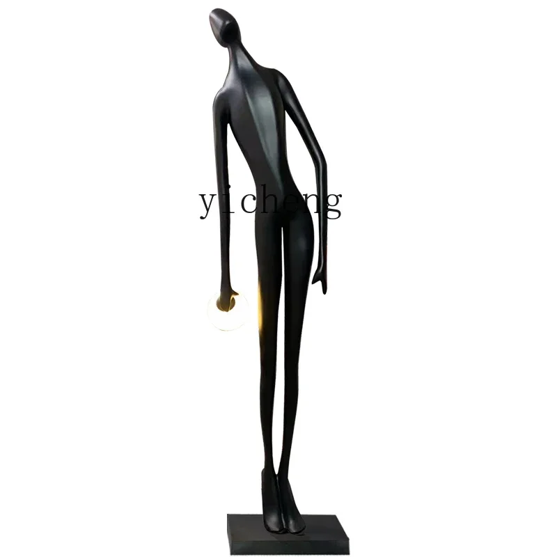 

YY Art Sculpture Living Room Decoration Floor Ornaments Home Hallway Window Sculpture Lamp