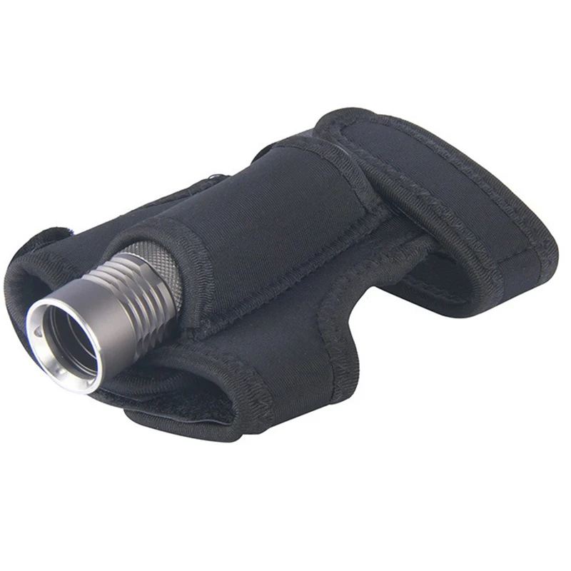 Weiche elastische Neopren-Handarmhalterung, Handschlaufe, verstellbarer Handschuh, Tauchen, LED-Taschenlampe, Taschenlampenhalter unter Wasser