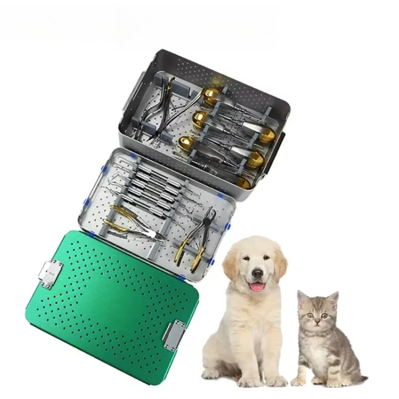 Vet Pet Animal Dental Instrument Kit Veterinary Orthopedic Surgical Instruments for Veterinary Use