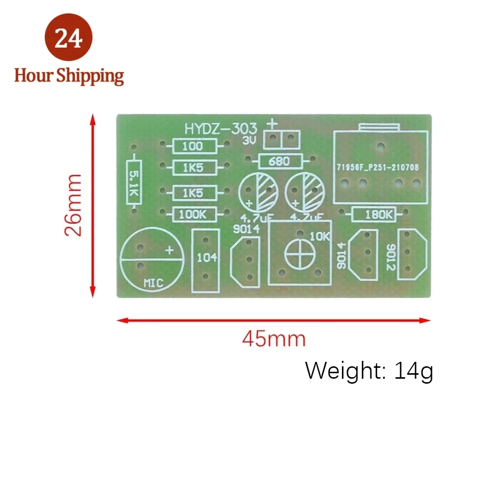 Multistage amplifier hearing aid manufacturing Kit Electronic manufacturing Kit Student training pieces DIY teaching kit