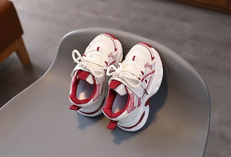 Kinder-Sneaker für Mädchen, Schulschuhe, Freizeitschuhe für Jungen, Frühling/Herbst, vielseitige Kindersneaker, atmungsaktive Mesh-Schuhe – Detail 6
