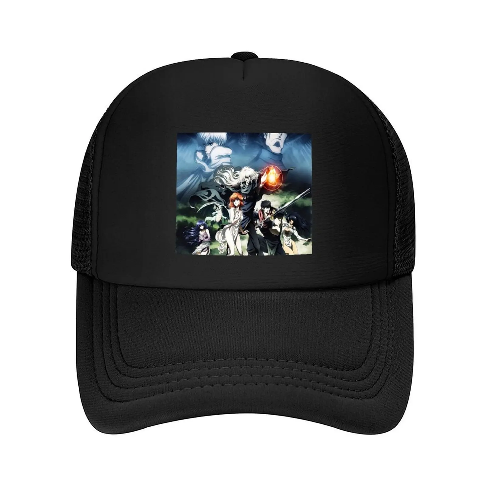 

Bastard Dark Schneider Anime Baseball Cap Custom Cap Cosplay Military Cap Man Sun Hat For Children Golf Wear Men Women's