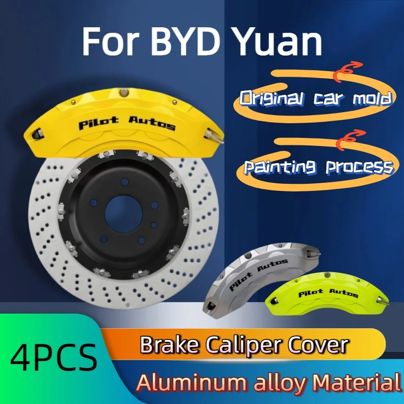 For BYD Yuan Plus Pro Car Brake Caliper Cover For BYD Atto 2 EV Boost DM-i Active / Atto 3 Comfort Evo Premium