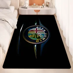 A-Alfa R-Romeo Logo Floor Mat Retro Multiple Choice Living Room Kitchen Rug Non-Slip Modern Home Decor