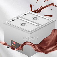 Electric Chocolate Cheese Melting Machine Heater Commercial Double Hot Pot Fountain Boiler Dipping Cylinder Melter Pan Warmer