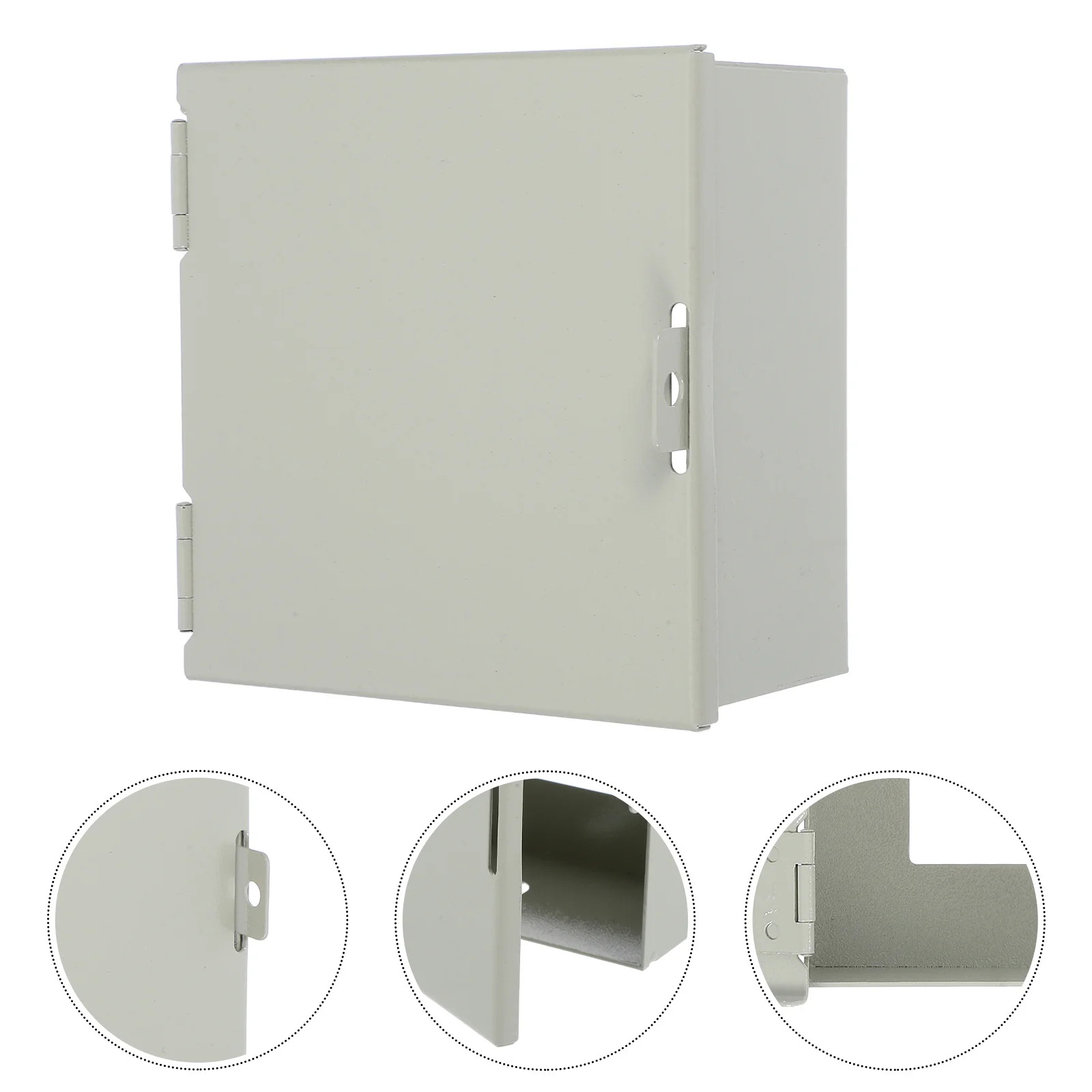 قابل للقفل غطاء مقبس الحائط راحة معدنية واقية الثقيلة منفذ كهربائي حامي 4.8x4.7x2.8 مقبس مضاد للسرقة #1