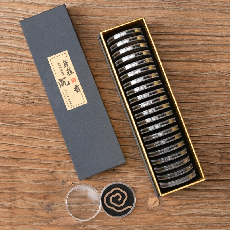 20pcs Cloud Incense,Built-in fireproof cotton,Sandalwood Goose Pear Court fragrance,Aid meditation Purify air,living room hotel