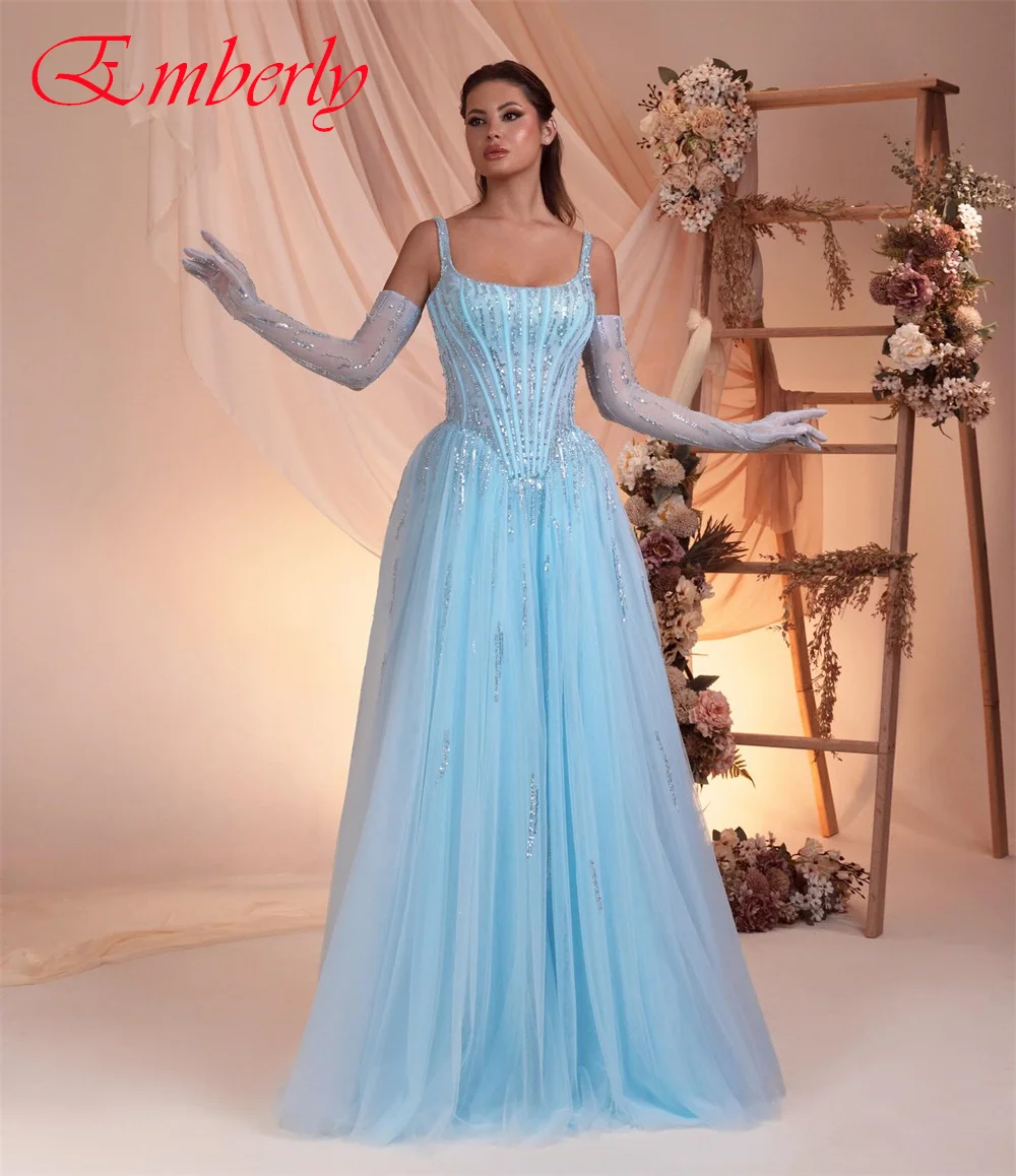 فستان سهرة رائع مخصص من الأورجانزا على شكل حرف a فساتين حفلة موسيقية فاخرة مطرزة عالية الجودة للمناسبات الخاصة