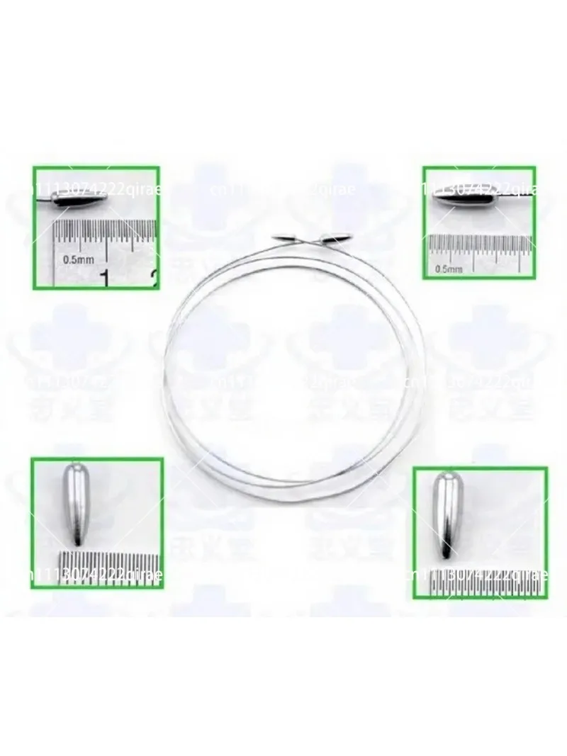 Stainless Steel Double Head Vein Stripper Set Surgical Instrument for Cardiothoracic Procedures