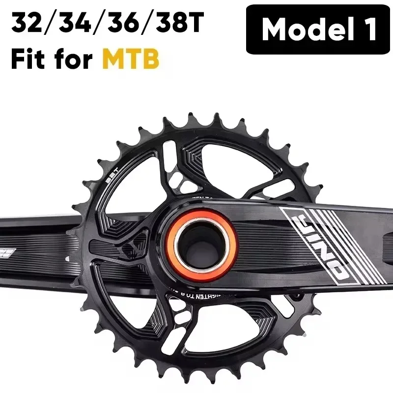 BUCKLOS Road Bike Chainring 8/9/10/11 Speed Mtb Bicycle Chainwheel for GXP 7075-T6 Aluminum Alloy Chainring for Sram Crankset