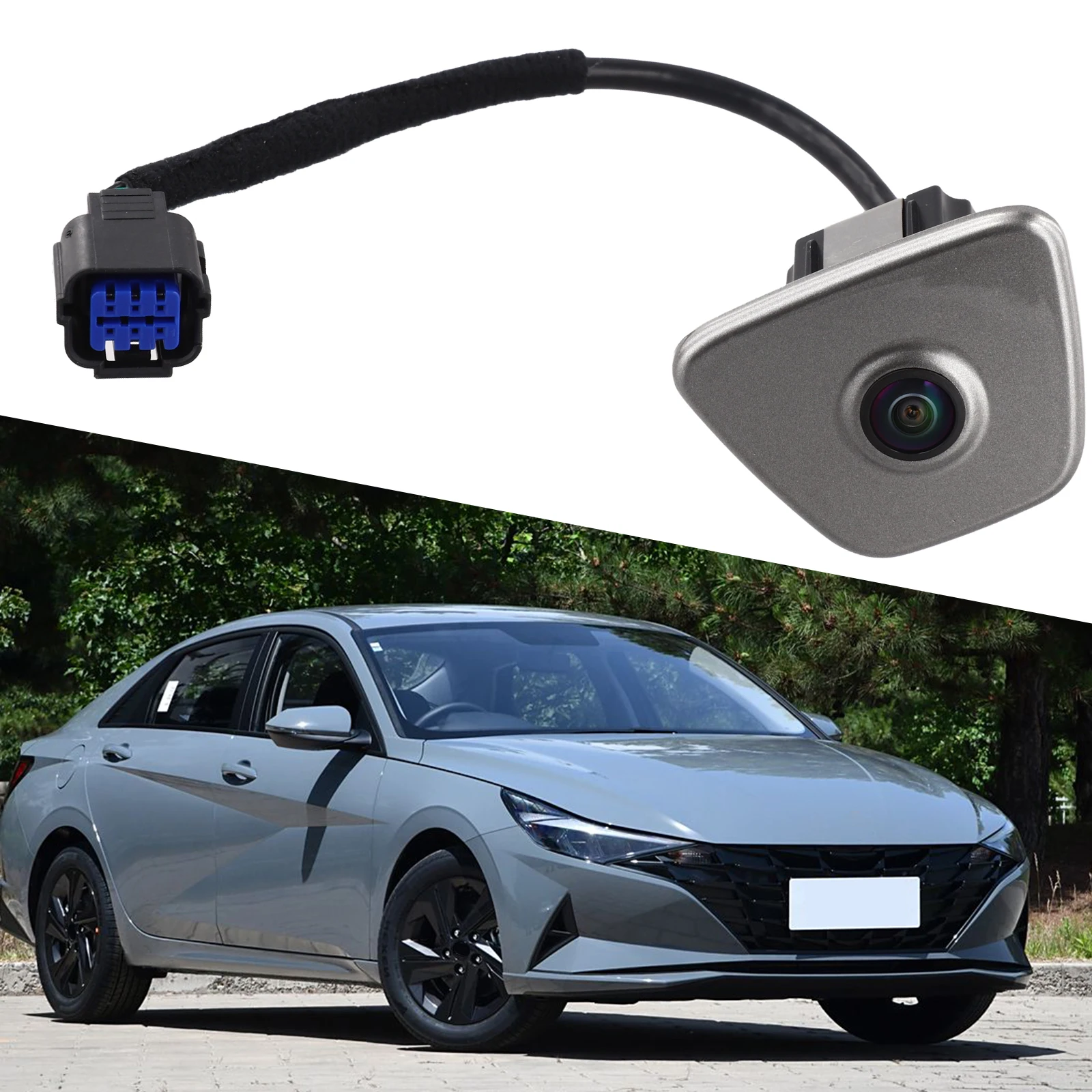 Cámaras de estacionamiento para automóviles de fácil instalación, diseñadas específicamente para Hyundai Elantra en años de 2019 a 2020