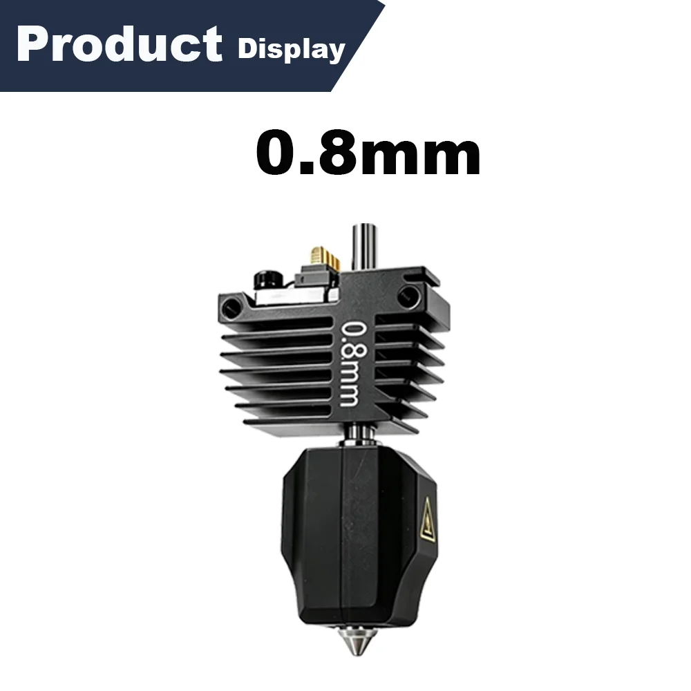 C5 Hotend-mondstukset voor Flashforge Creator 5 en 5 Pro, met snelle verwisselingsfunctie, gemaakt van gehard staal, verkrijgbaar in de maten 0,25/0,4/0,6/0,8 mm, vervangingsonderdelen voor de
