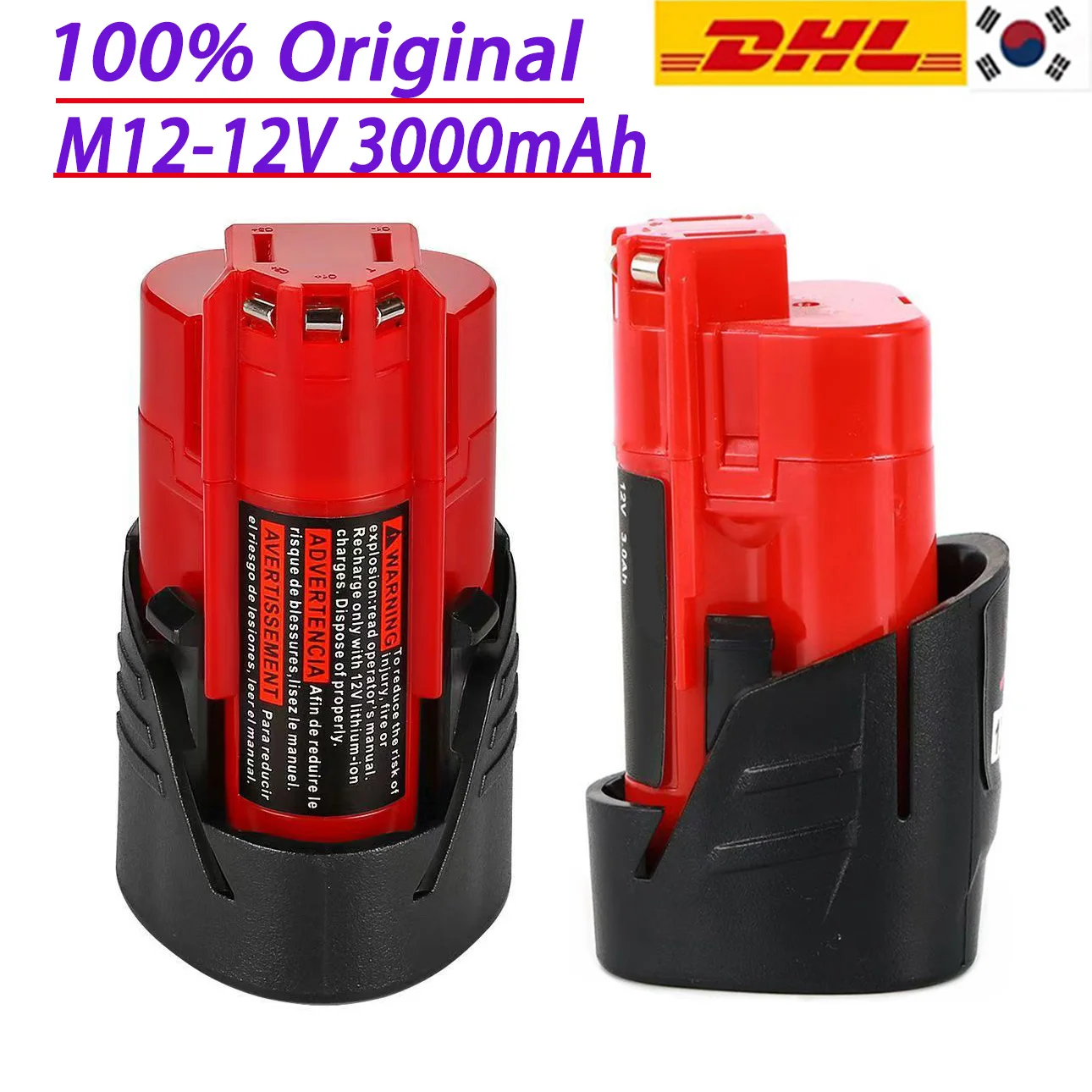 

100% Original 12V 3000MAH M12 Rechargeable Battery For 12V Cordless Tools48-11-2402 48-11-2411 48-11-2401 MIL-12A-LI