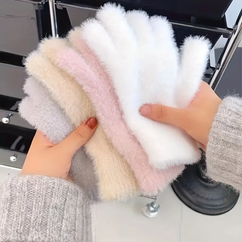 1 Paar Damen-Touchscreen-Winterhandschuhe – warm, winddicht, geeignet zum Radfahren, Smartphones, Wandern – zum Pendeln, Skifahren