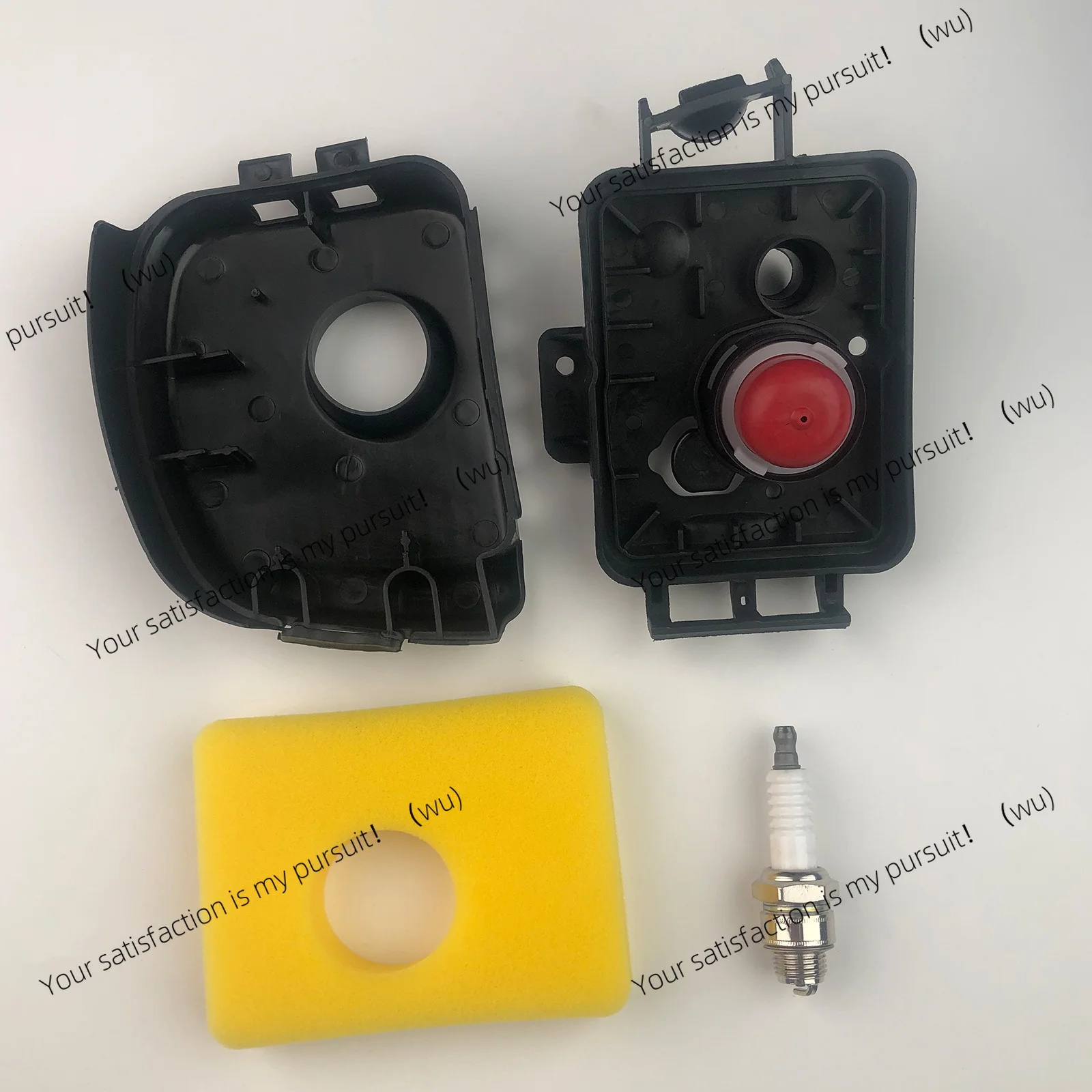 For Briggs & Stratton 450E 500E 550E Lawn Mowers Trimmer Garden Tool 595660 595663 Air Filter Base Cover with Spark Plug Kit