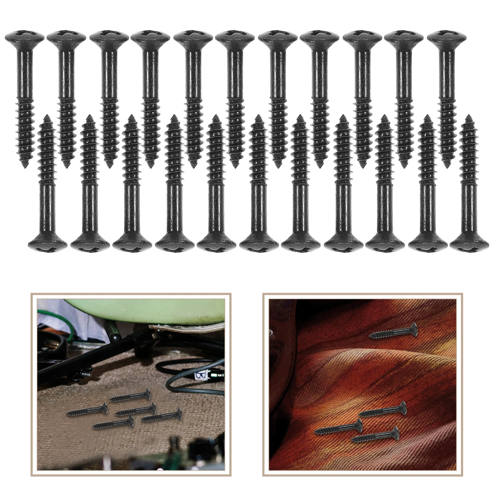 

Pickup Electric Guitar Screws Mount Socket Black Fastening Ring Guitars