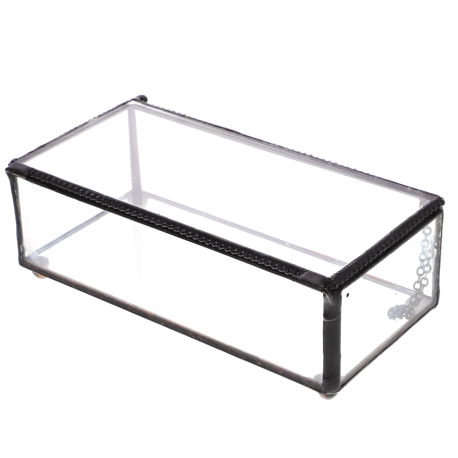 

Gift Box Storage Boxes with Lids Decorative Container Jewelry Glass Keepsake Lovers