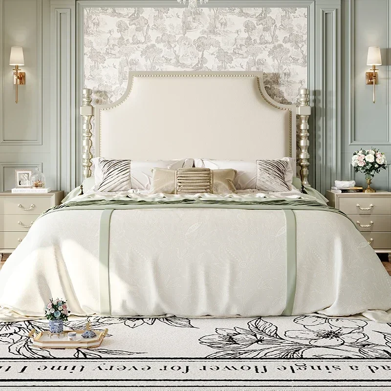 

Sleeping Princess King Double Bed Modern Luxury Design Adult Lightweight Loft Bed Frames Queen Princess Muebles Lounge Furniture