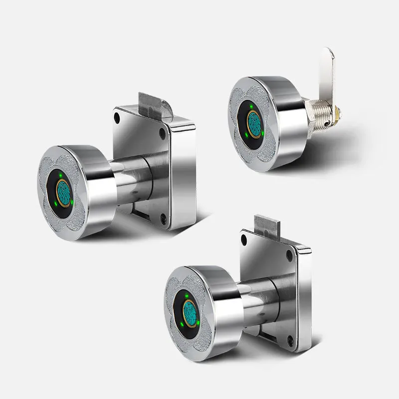 لألواح أوراق الشجر المزدوجة، درج خزانة بصمة الإصبع، صندوق بريد قوي، قفل مدمج، بطارية قابلة للشحن