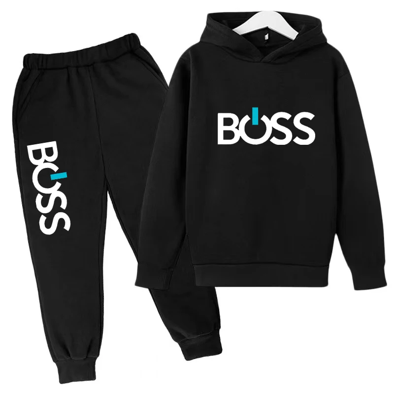 

Children's Clothing Hoodie Sweatshirt Top+Trousers 2P Charming Coat Boys Girls Toddler 2-13Y Jumper Tracksuit Casual Jogging Set