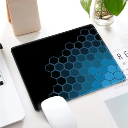 Small Locking Edge Keyboard Table Mats PC Mouse Pad Gabinete Mausepad Computer Table Mat Geometric Art Gaming Office Accessories