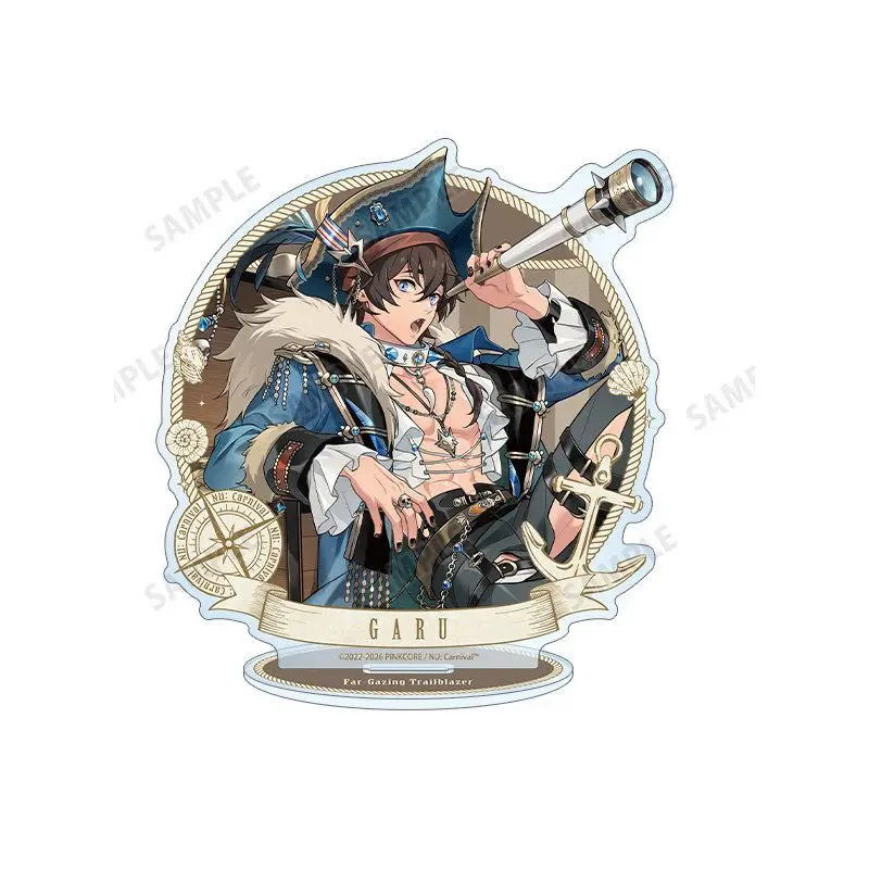 Game NU: Carnival‌ Pirate Themed Acrylic Standee Figure Eiden Quincy Blade Desktop Ornament Stand Model Fans Halloween Gifts