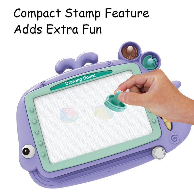 Cartoon Color Magnetic Doodle Drawing Board Toy Set For Kids, Early Education Learning Skill Development Toys For Toddlers