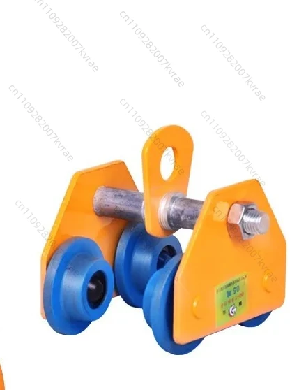 t型手動モノレールトロリー、プッシュスポーツカー、iビームプーリー