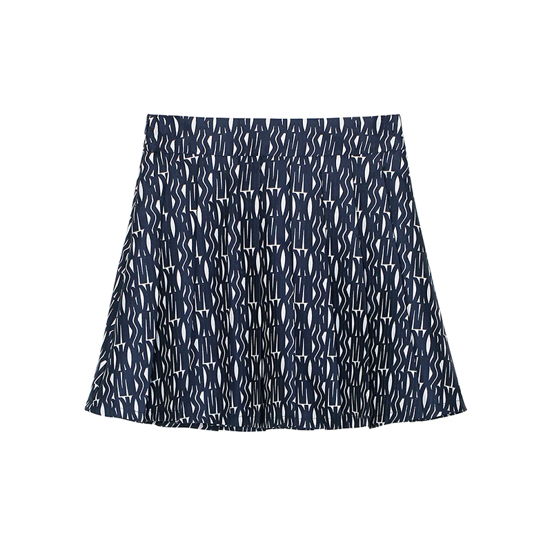 

Fashionable elegant youthful and age reducing letter slimming pleated skirt