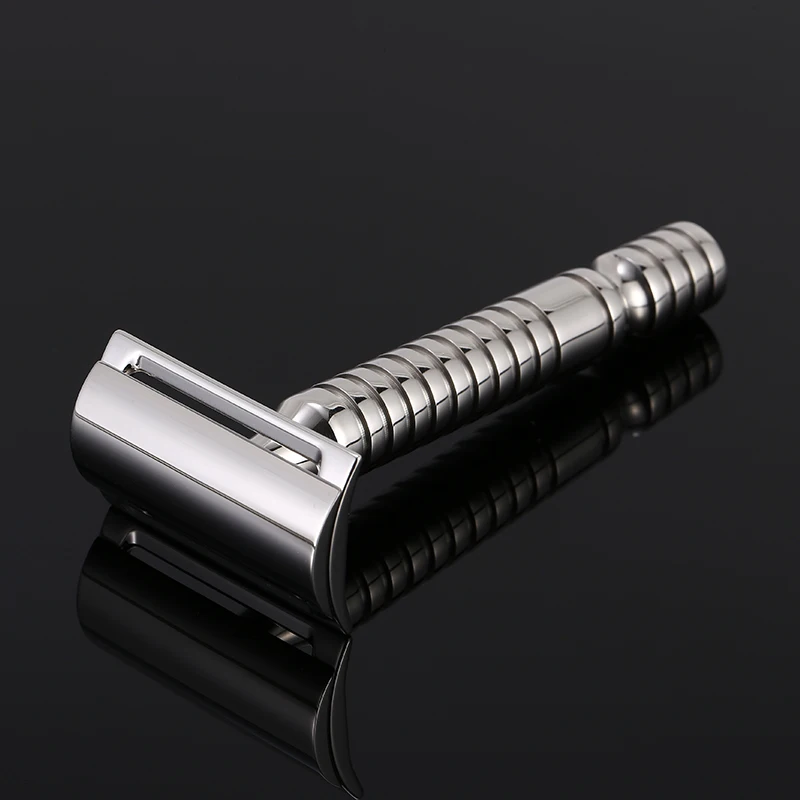 Double Edge Safety Razor (Closed Comb) 316L Stainless Steel Perfect for Everyday Use Barbershop CNC Close Smooth Shave