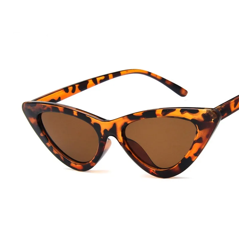 Cat Eye Schaduw Voor Vrouwen Mode Sexy Cateye Zonnebril Vrouw Vintage Retro Driehoekige Cateye Bril Zonnebril Vrouwelijke Eyewear - afbeelding 2