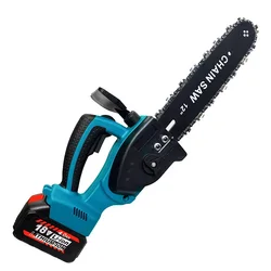 12 Inch Cordless Electric Chainsaw 20V Brushless Rechargeable Power Chain Saws For Wood Cutting , No Lithium Battery