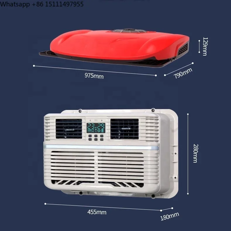 12 Volt 24v Universal Vehicular Electric Ac Car Truck air Conditioner for Car