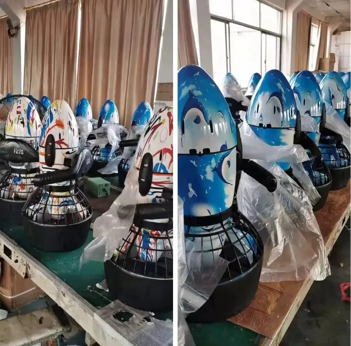 2026 Brand New 300W Sea Scooter Dual Speed Water Propellers Diving Sea Scooters Under Water Scooter Colorful With Battery