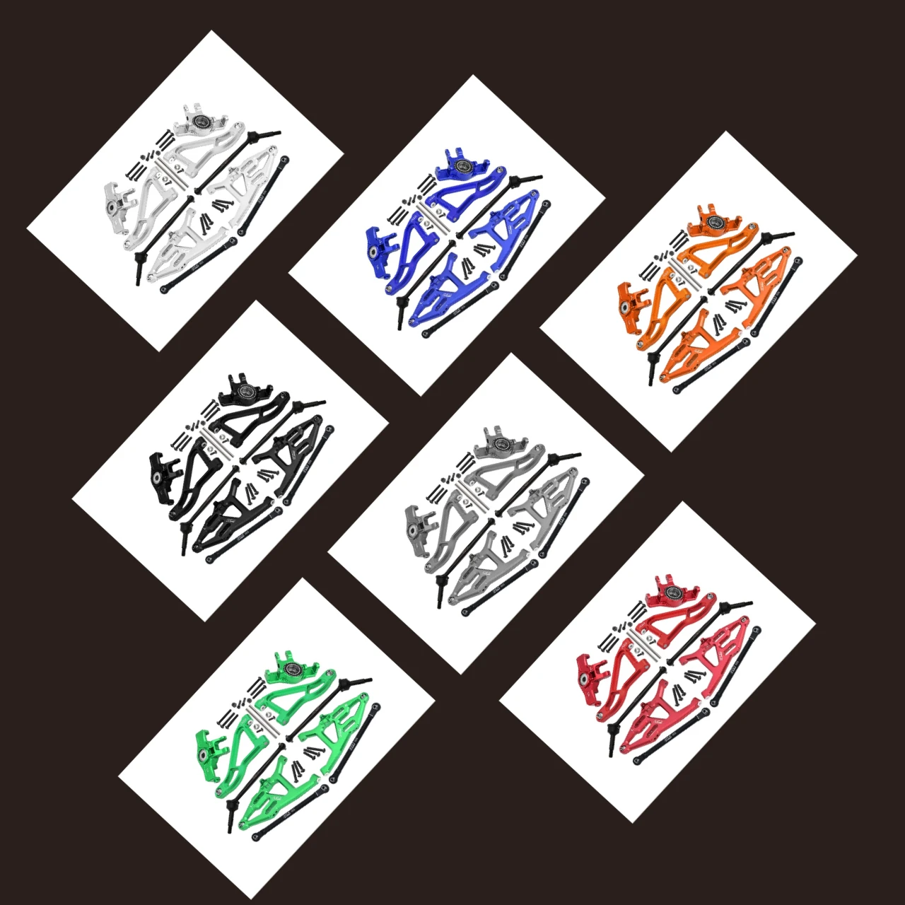 

Alloy Front Arms+Knuckle Arms+Harden Steel CVD+Link Rod TRAXXAS 1/7 Unlimited Desert Racer