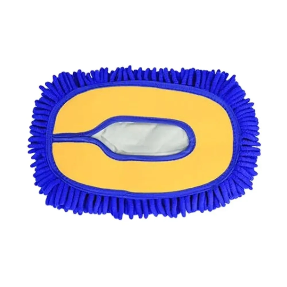 New 27cm Car Wash Mop Head Removable Chenille Dust Mop Head Refill Heavy Duty Reusable Mop Accessories