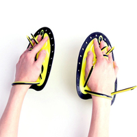 1Pcs,Swim Paddles Hand Professional Swimming Paddles Girdles Correction Hand Fins Flippers Finger Webbed Gloves