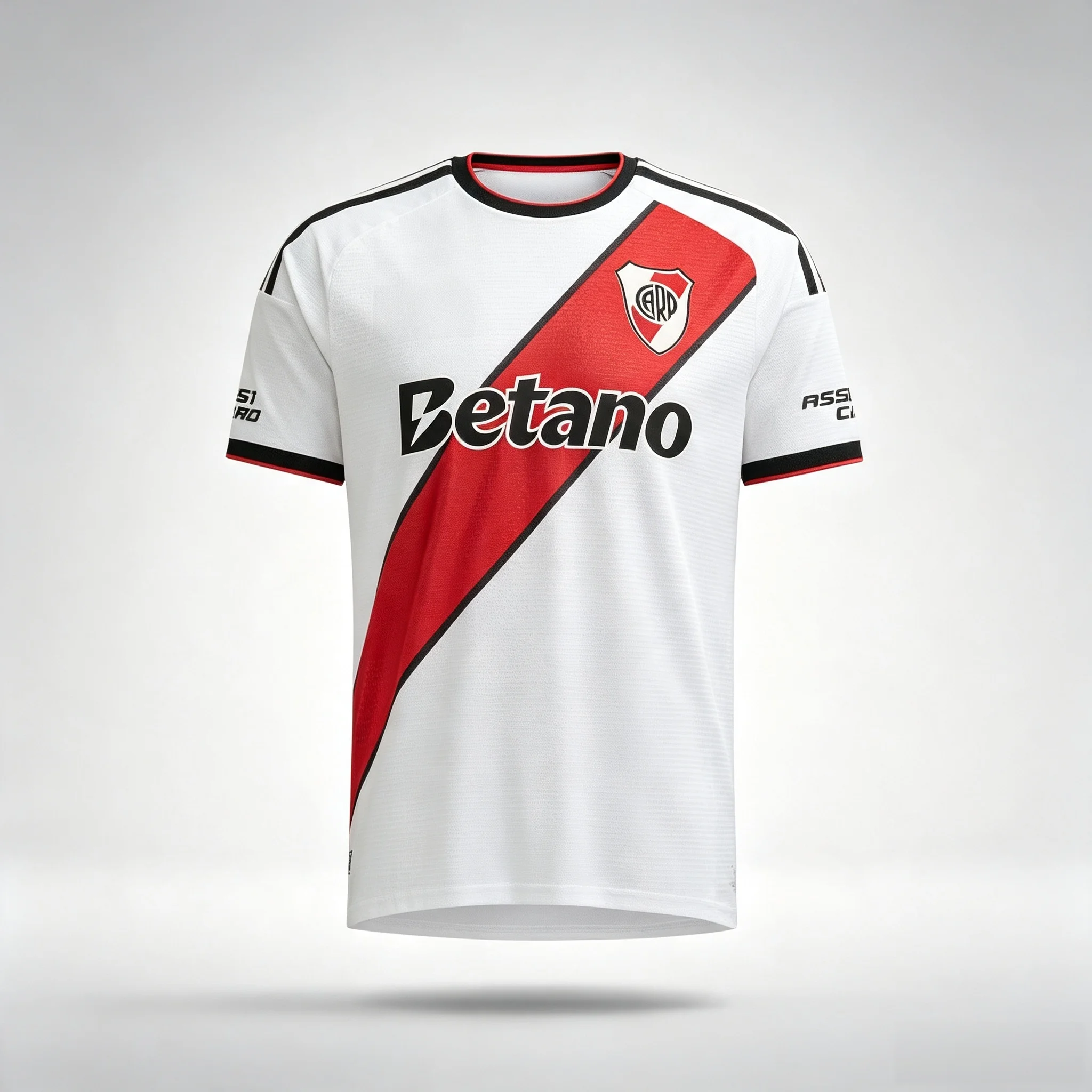 2026 Neues River Plate 3D-Gedrucktes Fußballtrikot für Herren, Sommer-Sport-Oversize-T-Shirt, Atmungsaktiv, Schnelltrocknend, Streetwear-Kleidung – Detail 2