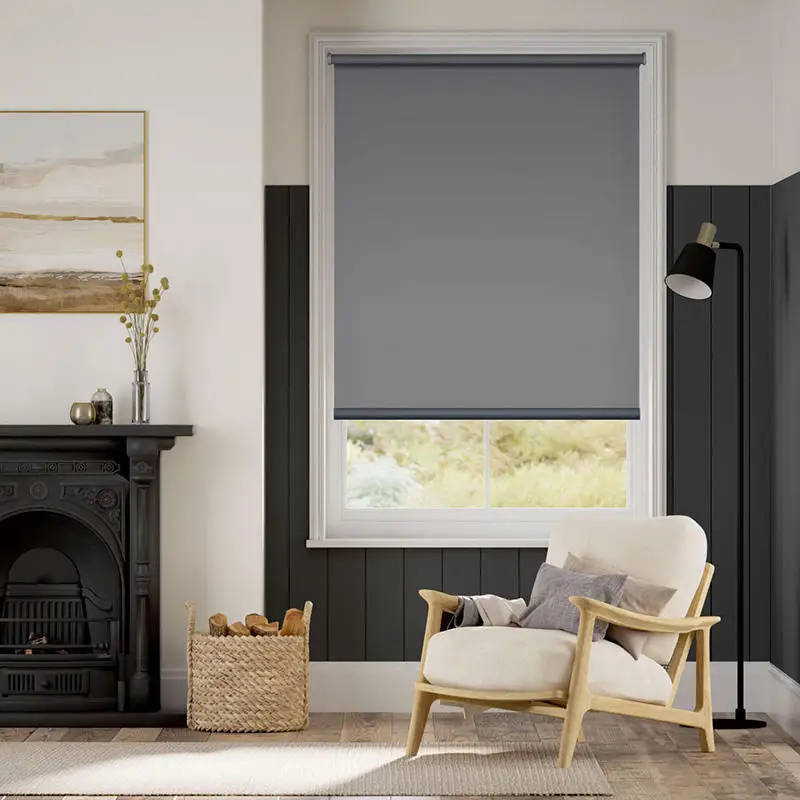 Remote control roller blinds! One touch to open or close. Quiet motor, energy saving. Custom sizes available. Limited offer.